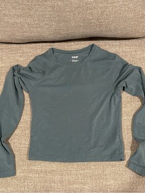 TNA Classic Crewneck Tee in Slate Teal